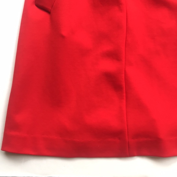 DVF Designer Bright Red Sleeveless Work Dress Carpreena Diane Von Furstenberg 4 - Picture 8 of 16